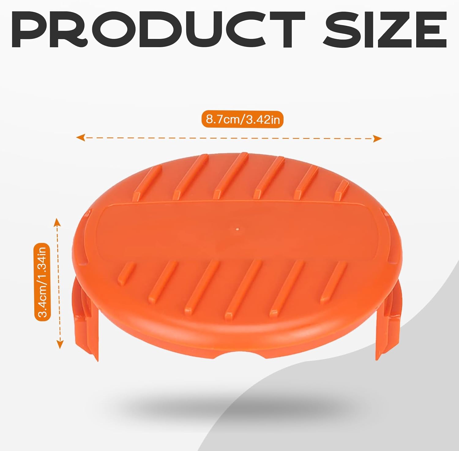 Black & Decker AF-100 Weed Eater Spool - 30ft 0.065" Automatic Feed | 8-Pack with Cap & Spring