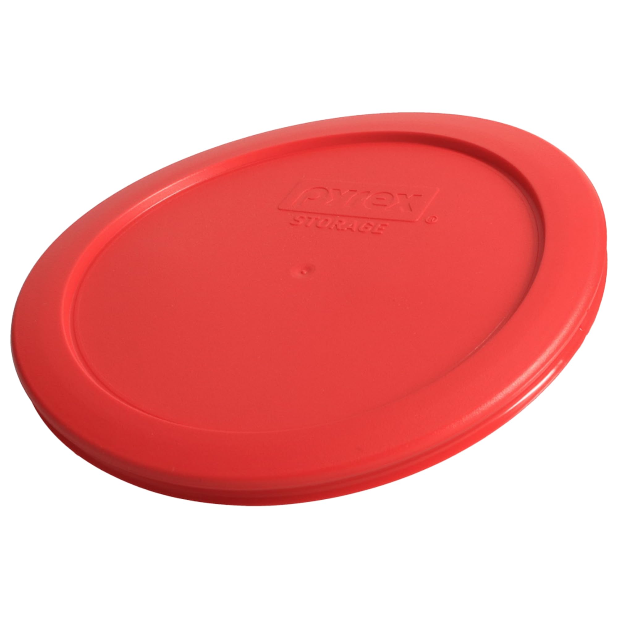 Pyrex 7201-PC 4 Cup Red Food Storage Replacement Lid (2-Pack) - Made in USA