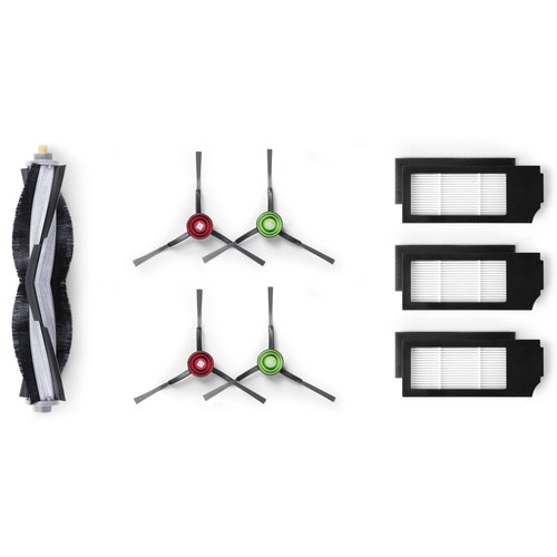 ECOVACS Accessory Pack (Replacement Brushes and Filters) for DEEBOT X1 Omni (Black) / X1 TURBO/X1/ X1 Plus, Large