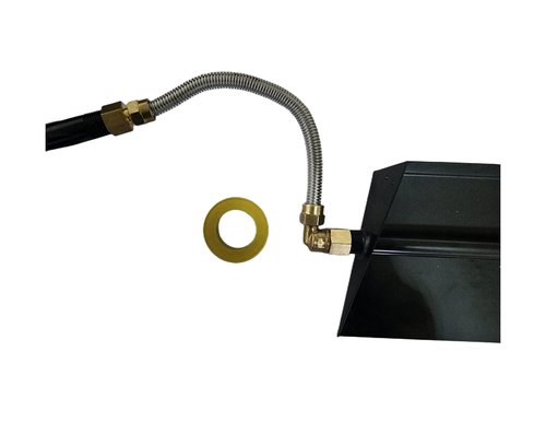 Americangaslos 15"-28" Burner Pan for Gas Fireplace Gas Fireplace Burner Gas fire pits Gas Logs Natural Gas and Propane Burner(18 Inch Two Pipe) Appearance Patent Applied