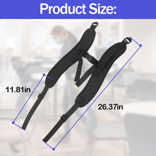 BZTT Backpack Vacuum Cleaner Straps Replacement Proteam Vacuum Cleaner Straps, Also Apply To Most Vacuum Cleaner Shoulder Straps