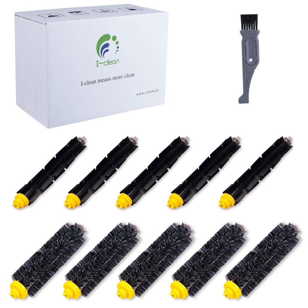 I clean Roomba Replenishment Kits, 10 Packs Brush Accessories Parts Compatible with iRobot Roomba 650 675 690 770 780 790 Vacuum Cleaner (600&700 Series)