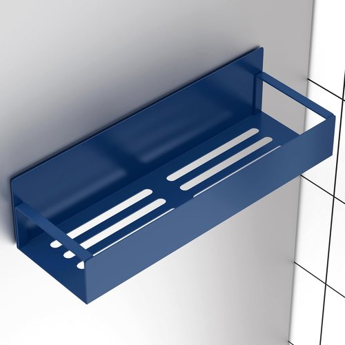 HuggieGems Magnetic Spice Storage Rack - 4 Pack Refrigerator Organizer in Royal Blue