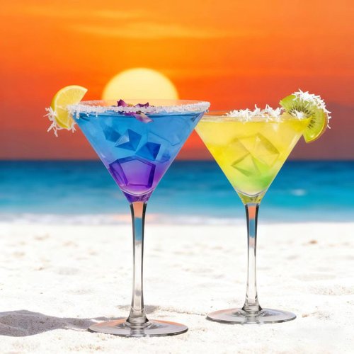 Farielyn-X Martini Glasses Set of 2, 9 oz Crystal Cocktail Glasses, Hand Blown Crystal Martini Glasses for Espresso Martini, Cosmopolitan, Gimlet, Home Bar, Party, Martini Glassware Gift Set