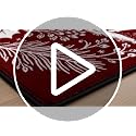 Christmas Elk Rug 3x5 Indoor Washable Floor Mat for Kitchen and Living Room - Festive Holiday Decor