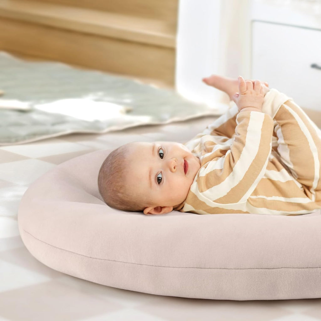 Skiennix Baby Lounger - Portable & Lightweight Pillow for Tummy Time | Skin-Friendly for 0-12 Months