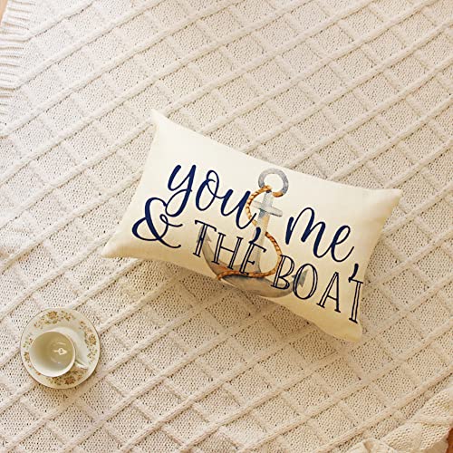 Ogiselestyle Summer Throw Pillow Cover 12x20 Inch Beach Cushion Case for Sofa & Outdoor Decor