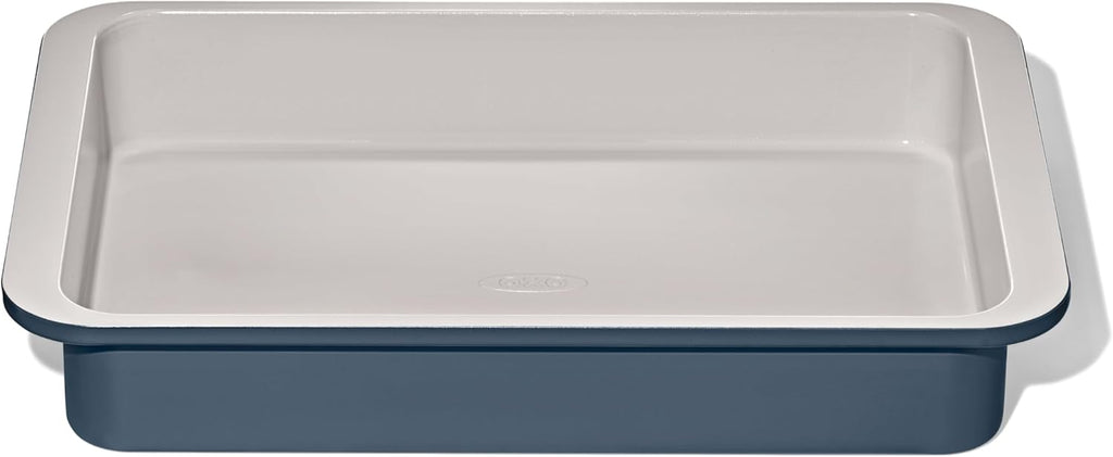OXO Good Grips Cake Pan - Non-Stick Pro Ceramic Coated Metal, 9” x 13”, Storm Blue
