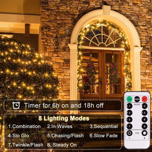 Fairy Lights Battery Operated, 2 Pack 20FT 60 LED Twinkle Lights with Remote Timer, Silver Wire String Lights Mini Fairy Lights for Bedroom Christmas Tree Party Wedding Indoor Outdoor(Warm White)