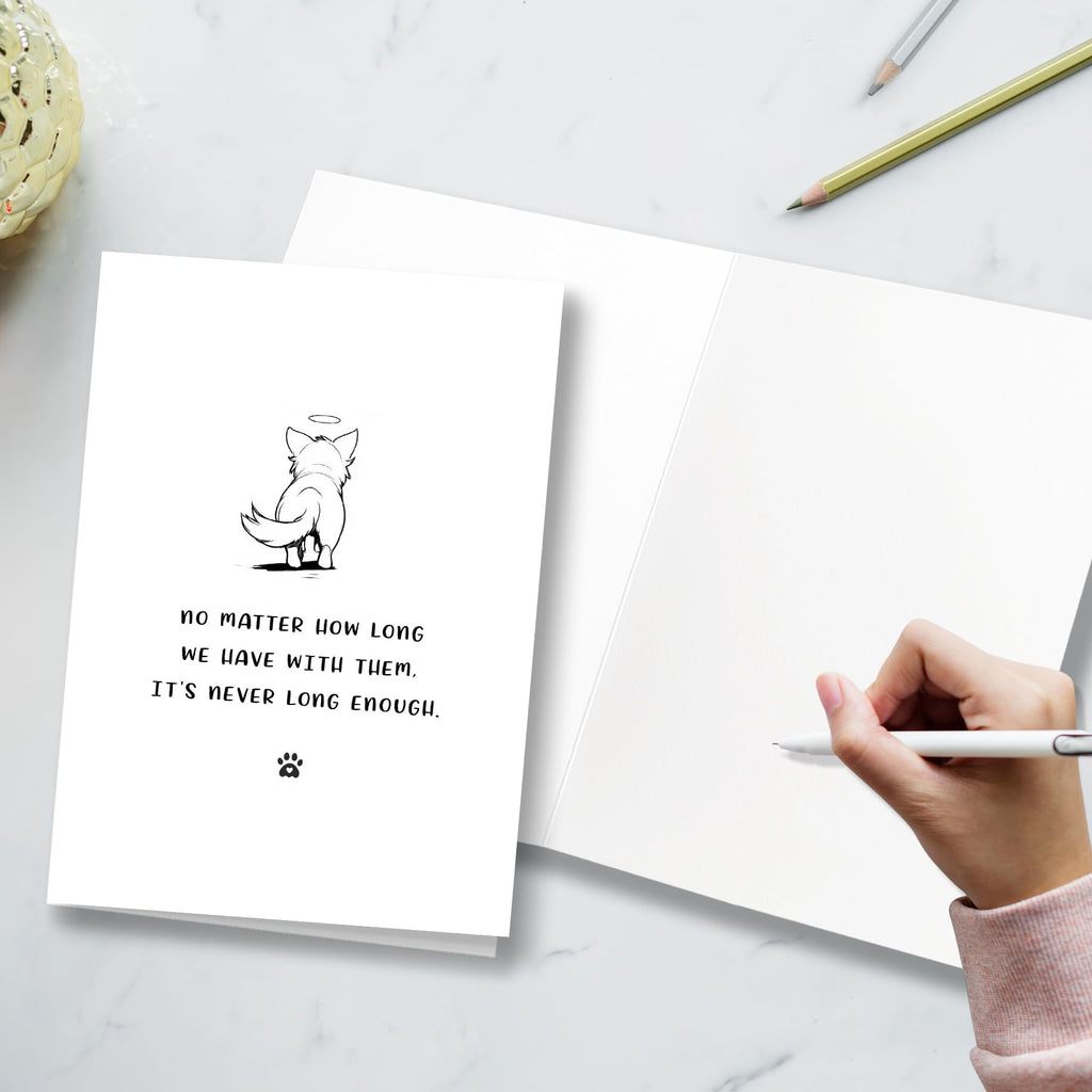 PTRUKD, Dog Sympathy Card, Dog Bereavement Card, Heartfelt Condolence Card for Pet‘s Owner to Express Condolences and support
