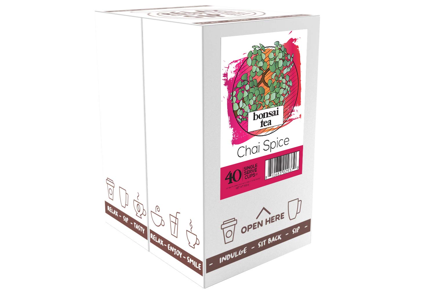 Bonsai Tea Co. Chai Spice, Compatible with K Cup Brewers Including 2.0, 100 Count