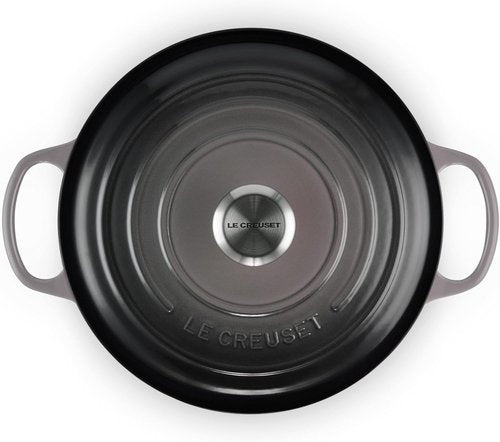 Le Creuset Enameled Cast Iron Dutch Oven - 7.25 Qt. | Versatile Oyster Color for Cooking