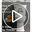 Please Flush Bathroom Decal - Vinyl Sticker for Toilet Seats