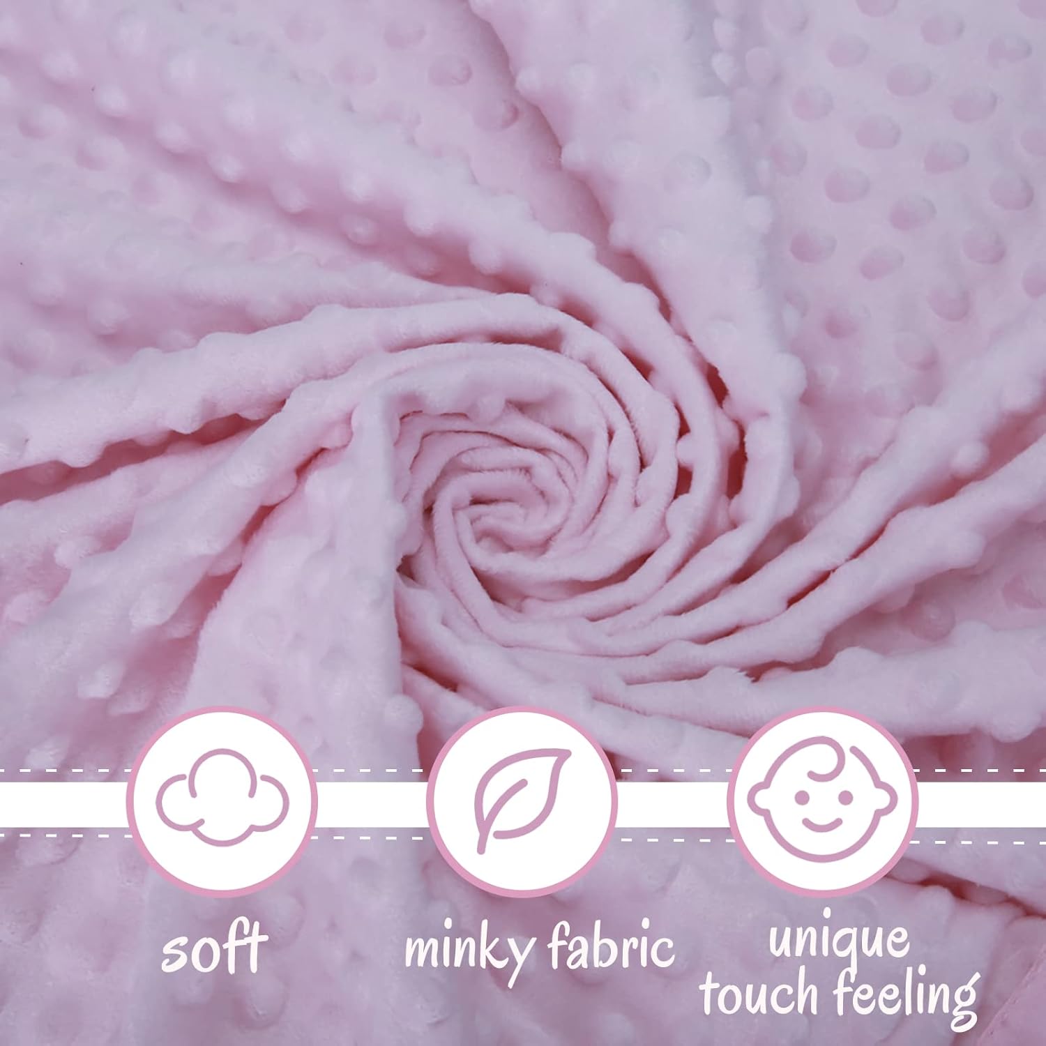 Pro Goleem Unicorn Lovey | Soft Plush Pink Security Blanket for Babies | 16-Inch Snuggle Toy