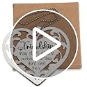 Thank You Stainless Steel Heart Ornament – Appreciation Gift