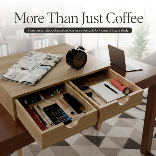 Wooden K Cup Organizer Coffee Pod Storage Box, K cup holder, Coffee Pods and Tea Organizer, K pod Drawer Coffee Maker Stand, Kcup Drawer Organzier Under Brewer, 30 Pods Capacity