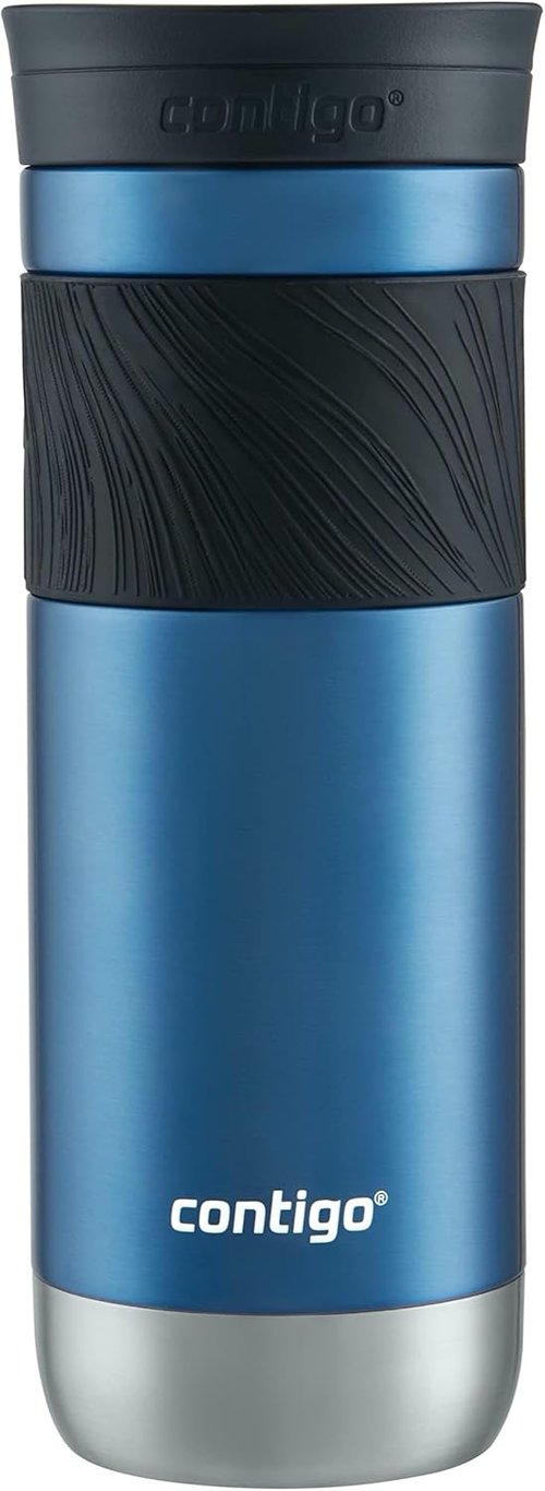 Contigo Byron Travel Mug - 20oz Vacuum-Insulated, Leak-Proof, BPA-Free | Blue Corn - Ideal for Coffee & Water