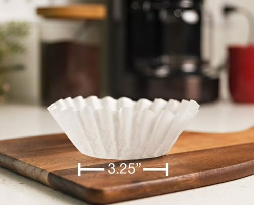 Coffee Filters | Regine Switzerland 100 Count Disposable Basket Filters - Fits 8-12 Cup Machines, 7.875 x 3.25 Inch