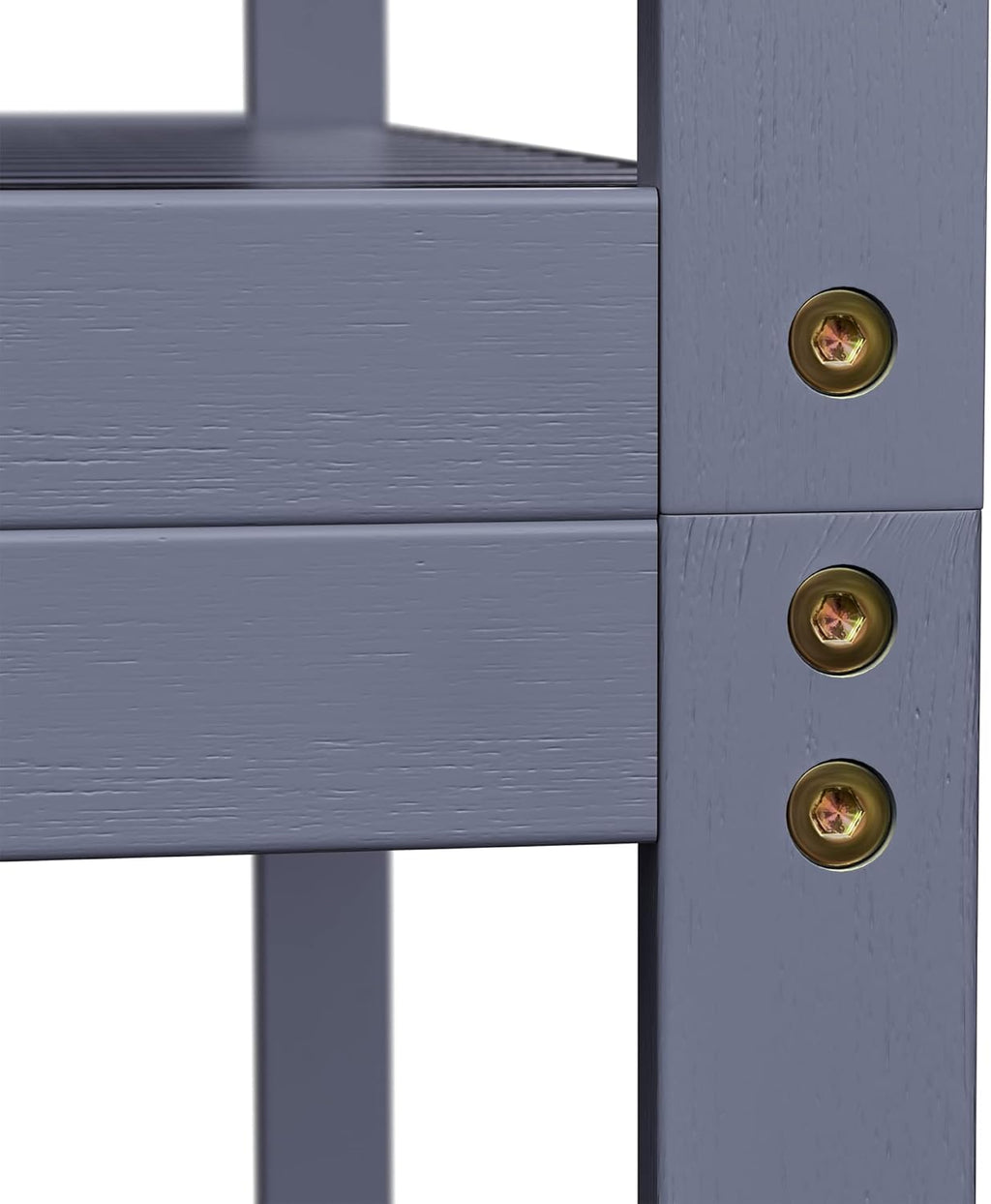 SONGMICS Over The Toilet Bathroom Organizer - 3-Tier Adjustable Shelf, Space-Saving Design, Gray, 10.2 x 24.8 x 66.9 Inches