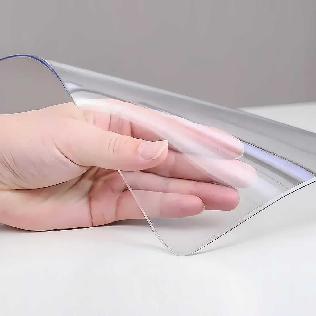 ProsperJoyChant 40x80in Clear PVC Table Protector 1.4mm Waterproof Cover