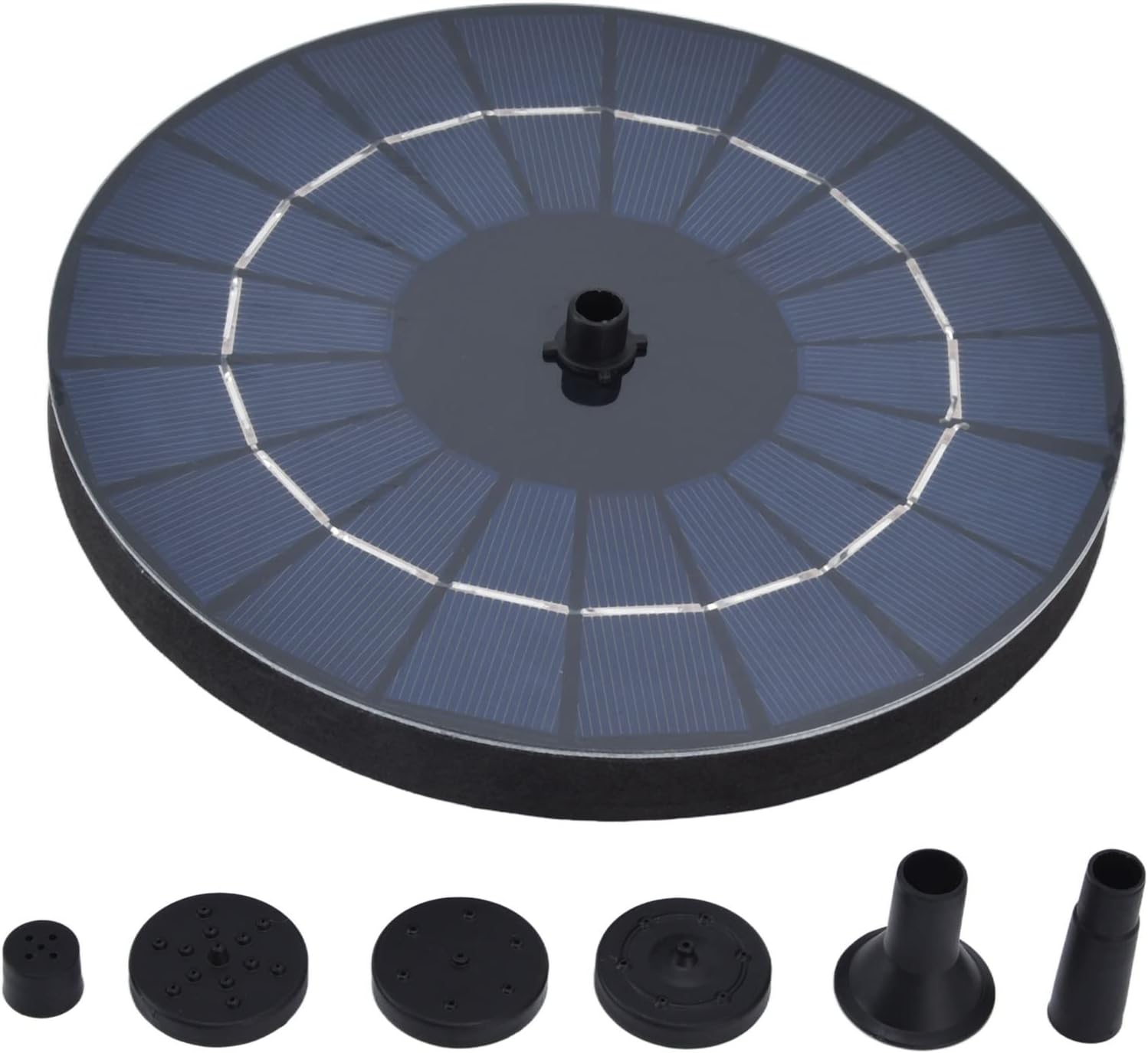 Solar Bird Bath Fountain Pump by 9V | 3.5W Free Standing Solar Panel Water Sprinkler for Garden