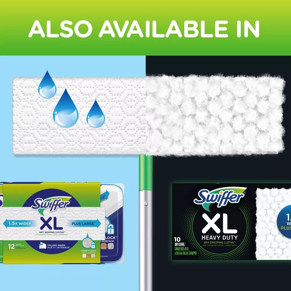 SWIFFER SWEEPER X-LARGE Disposable Sweeping Cloths, 16-Count Boxes (PACK OF 6)
