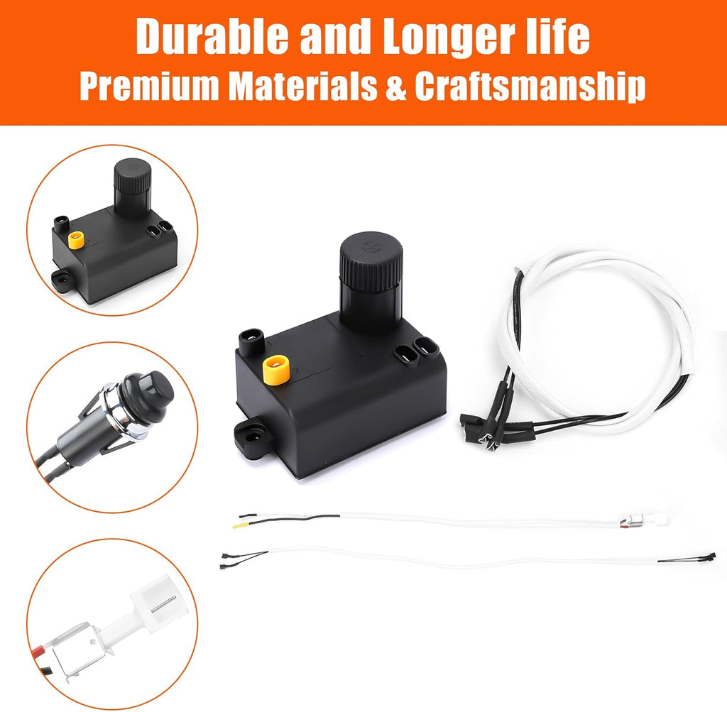Uniflasy Grill Igniter Button - Compatible with Weber Spirit 210 & 310 Models | Easy Installation for 2013+