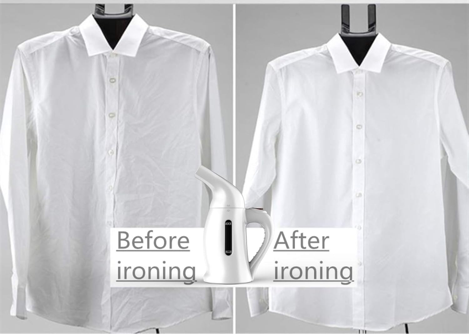 Magictec Portable Travel Garment Steamer - Fast Heat-Up & Powerful Fabric Iron | 60s Quick Heat, 360 Anti-Drip