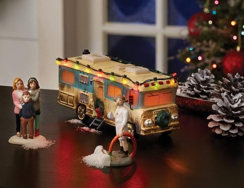 Department 56 | National Lampoon's Christmas Vacation Cousin Eddie's RV Lit Figurine - 7.87 Inch, Multicolor