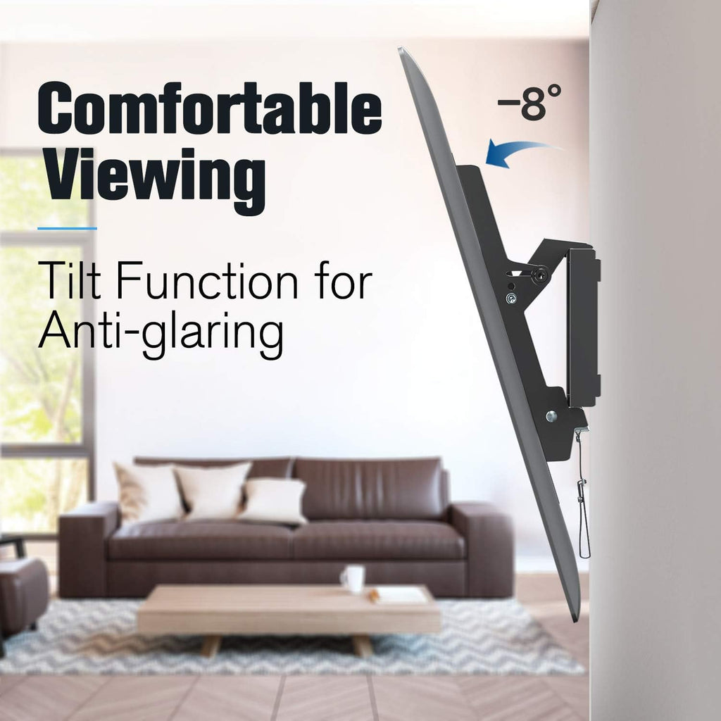 Mounting Dream Tilt TV Wall Mount for 37-75 Inch TVs - MD2268-LK | Full Motion Monitor Mount for 10-26 Inch