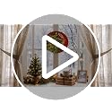Christmas Tree Door Sign - Merry Christmas Wooden Wreath Hanger - Tree Design - Variation: Christmas Tree
