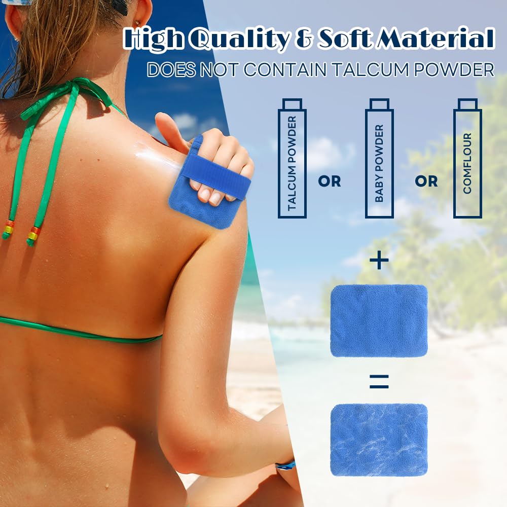 iselyn 4Packs Sand Remover for Beach, Talc-Free Sand Removal Bags for Adults & Kids, Skin-Friendly Sand Off Bags Beach Vacation Camping Essentials