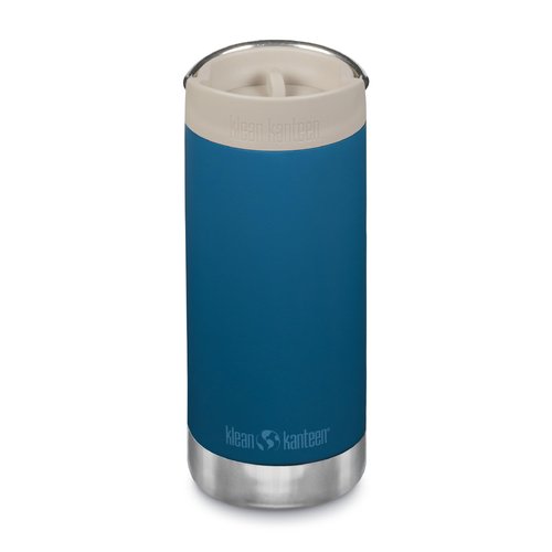 Klean Kanteen TKWide Insulated Coffee Tumbler with Café Cap - Stainless Steel - Corsair