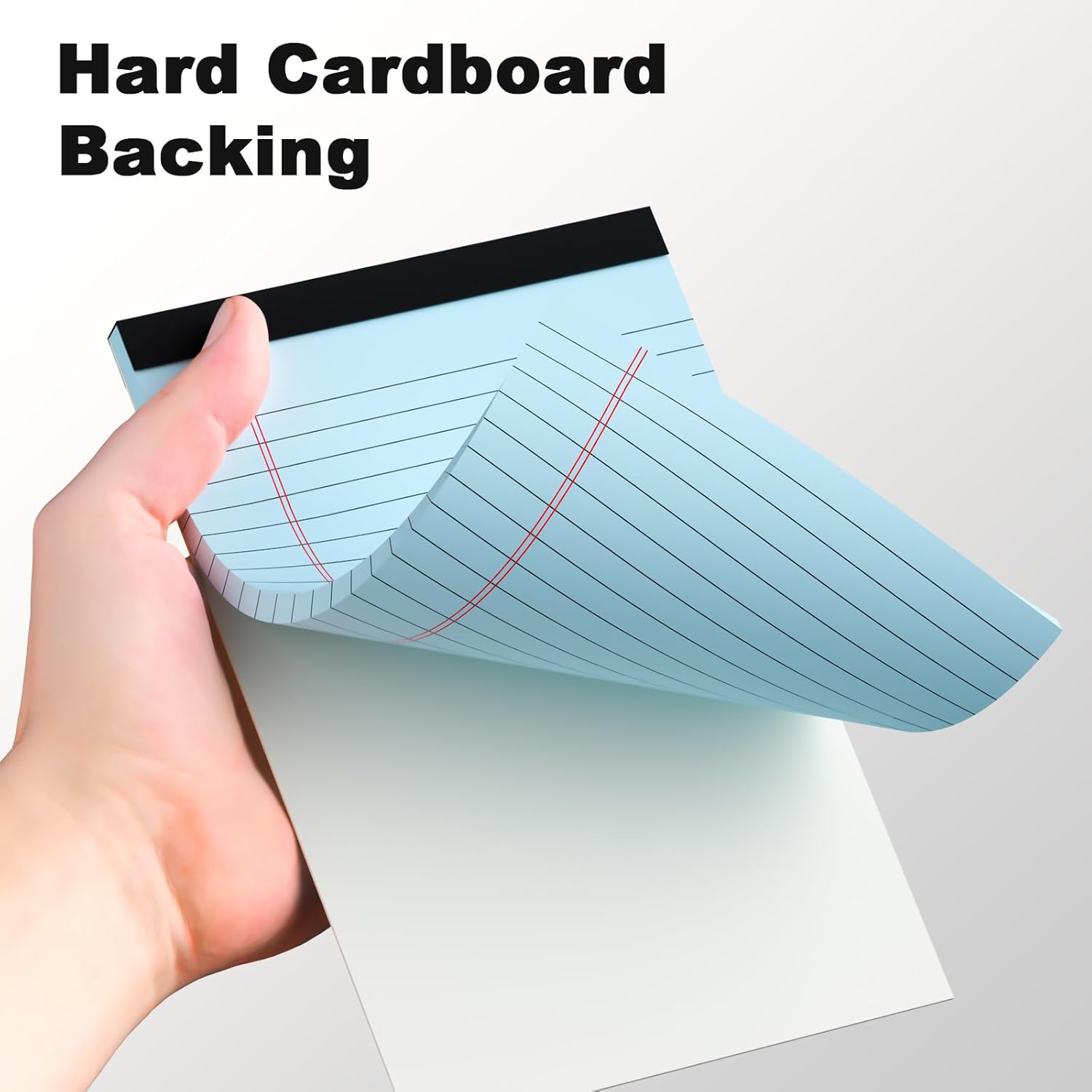 Skiennix 5-Pack Small Note Pads - 5x8 College Ruled Perforated Writing Pads | 30 Sheets Each