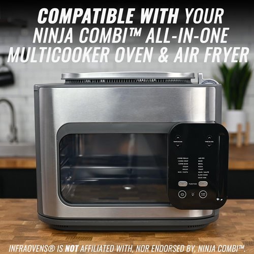 INFRAOVENS Reusable Liners for Ninja Combi All-in-One Multicooker Oven & Air Fryer 14-in-1 SFP 701, Nonstick Accessories to Protect Baskets and Trays, Heat Resistant Mats for Airfryer Slow Cooker
