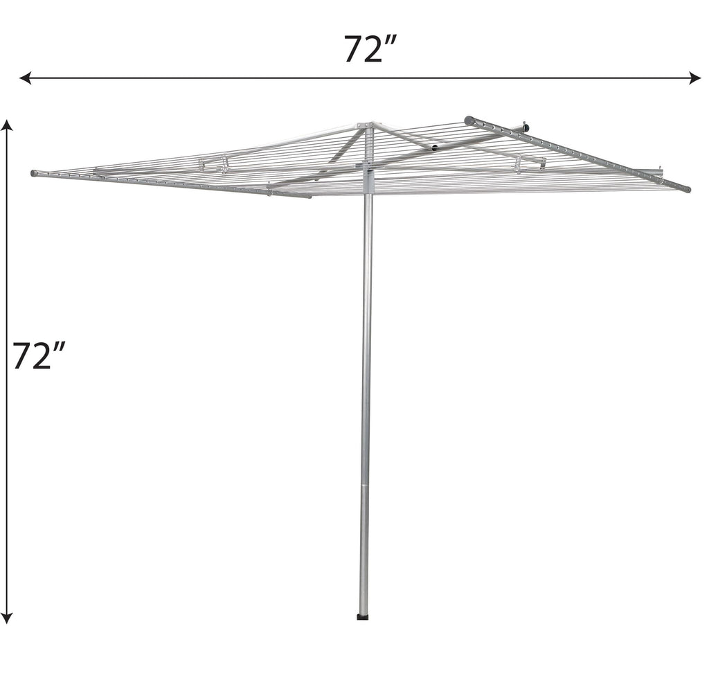 Household Essentials Parallel Clothesline Outdoor Dryer, 30 Lines with 210 Feet of Drying Space, No-Rust Steel