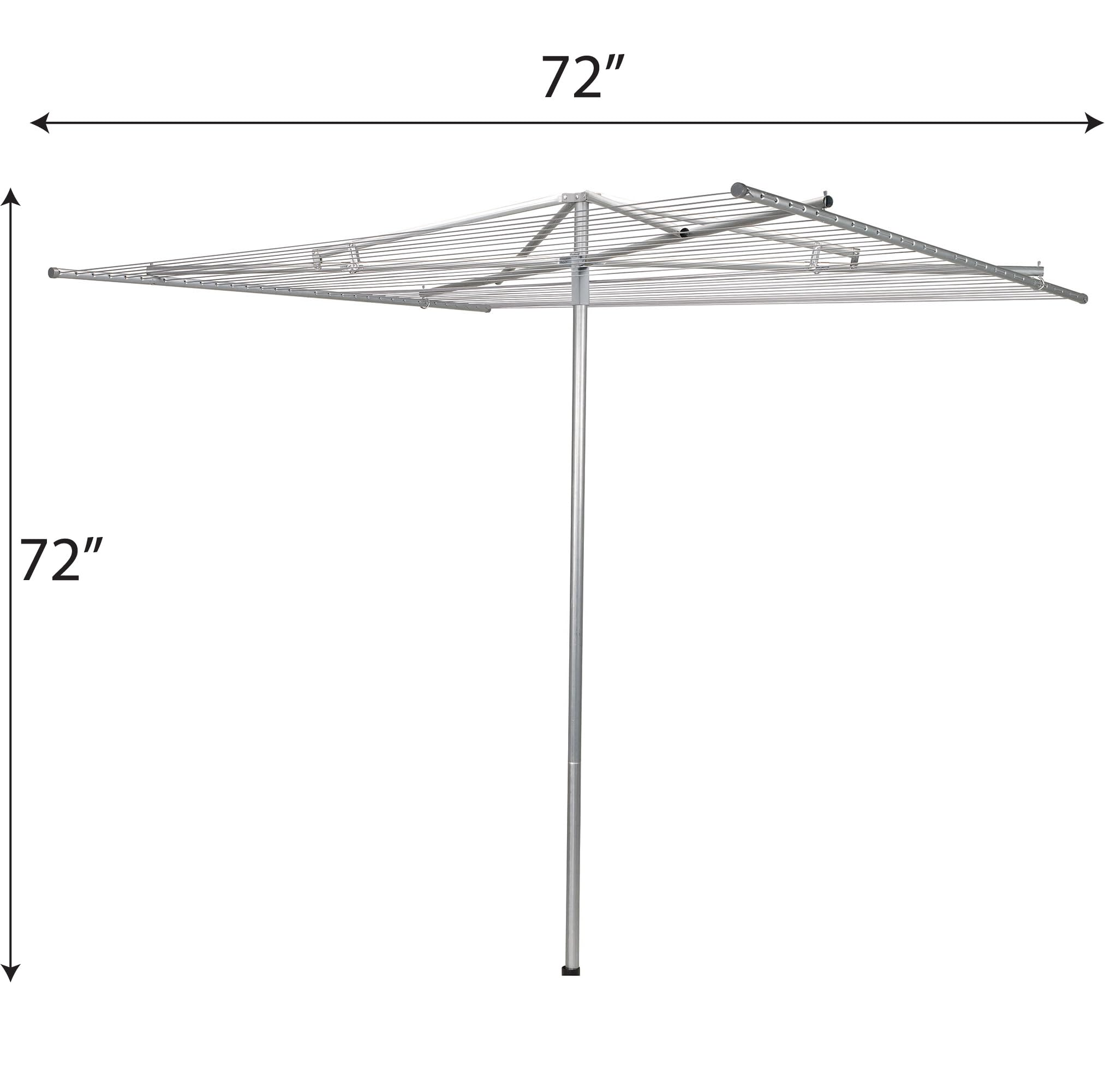 Household Essentials Parallel Clothesline Outdoor Dryer, 30 Lines with 210 Feet of Drying Space, No-Rust Steel