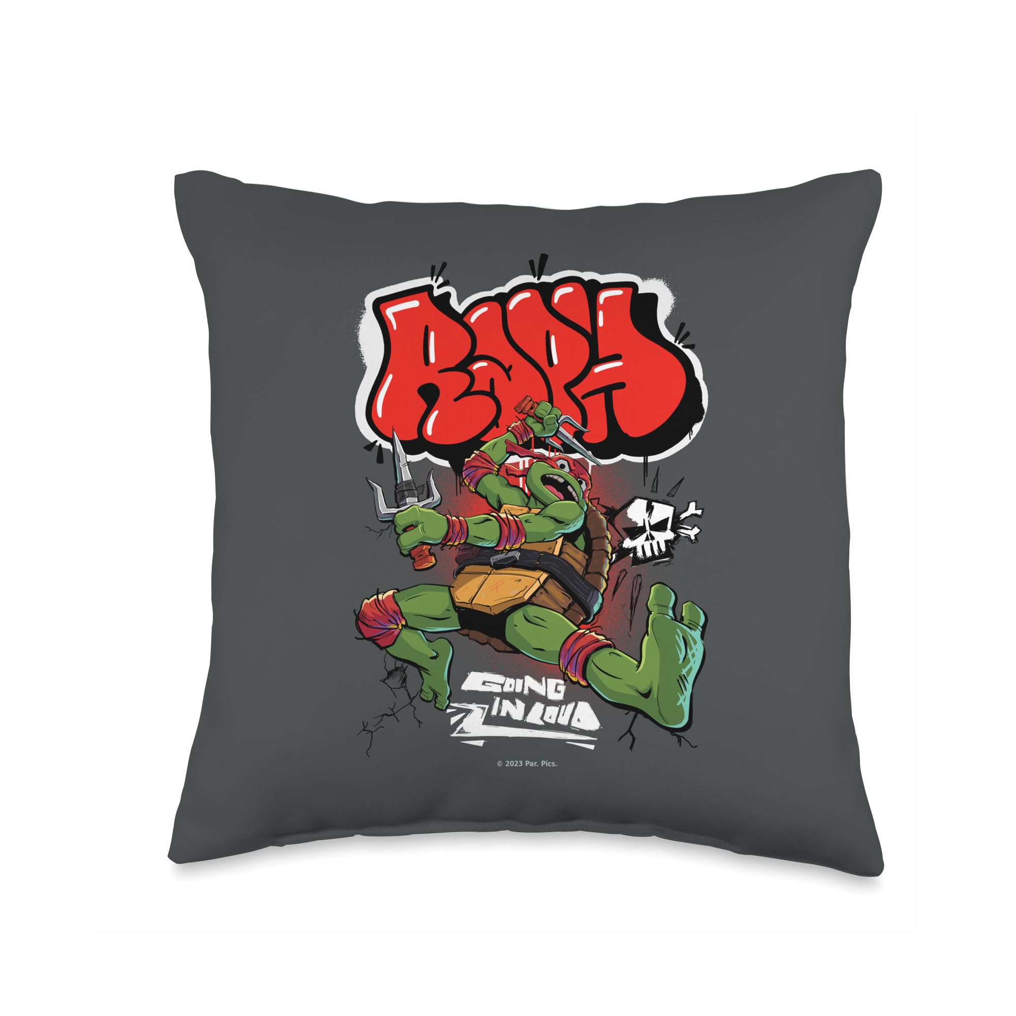 Teenage Mutant Ninja Turtles: Mutant Mayhem Raph Ninja Throw Pillow