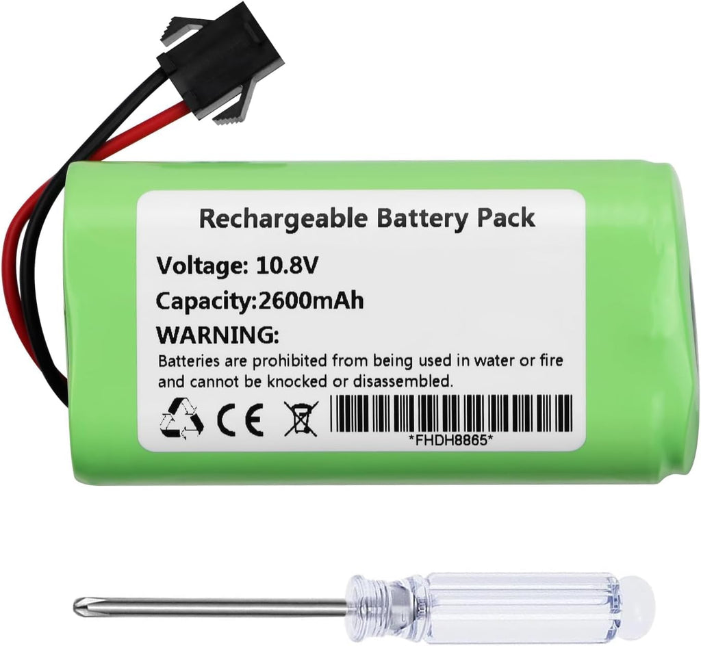 ZTHY Vacuum Battery Replacement for Vactidy T6 T7 T8 Robot Vacuum Cleaner Model: Vactidy LS001-02 10.8V 2600mAh 28.08Wh