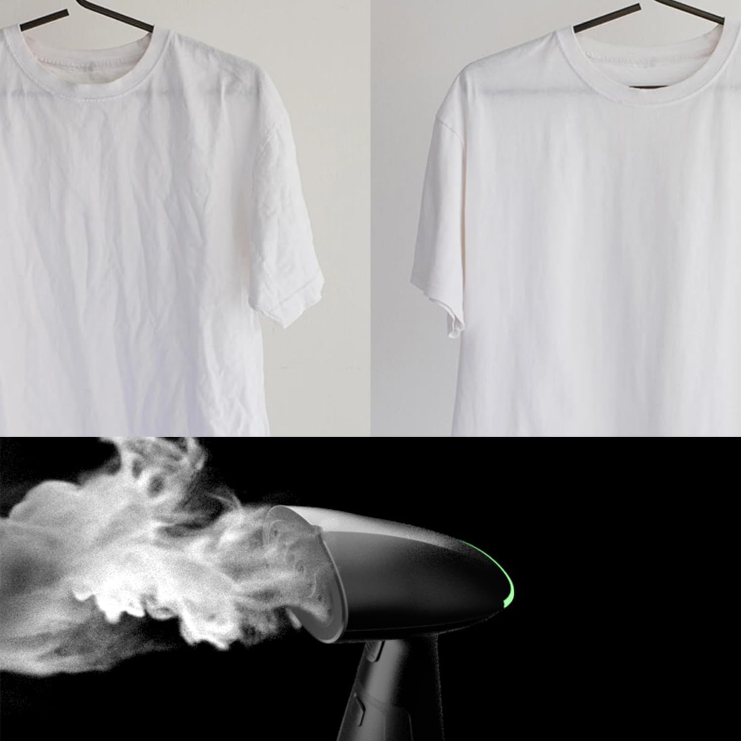 Travel Garment Steamer - Skiennix Handheld Clothes Steamer | Fast Heat-Up in 30 Seconds, 1000W
