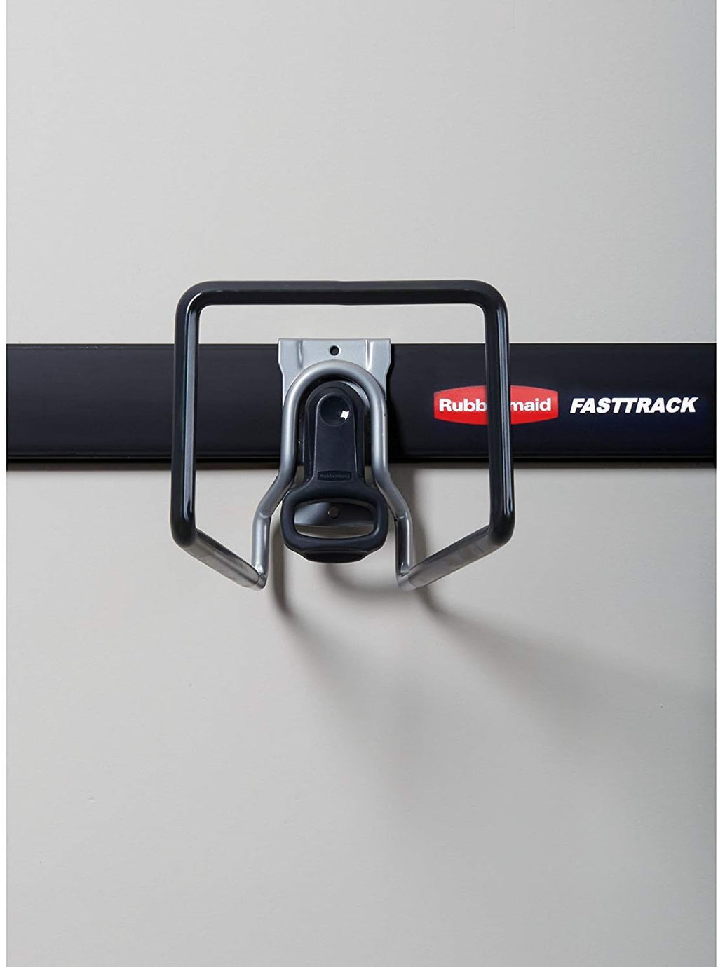 Rubbermaid FastTrack Garage Storage System - 50 lb Capacity Water Hose Hook | Black (2 Pack)