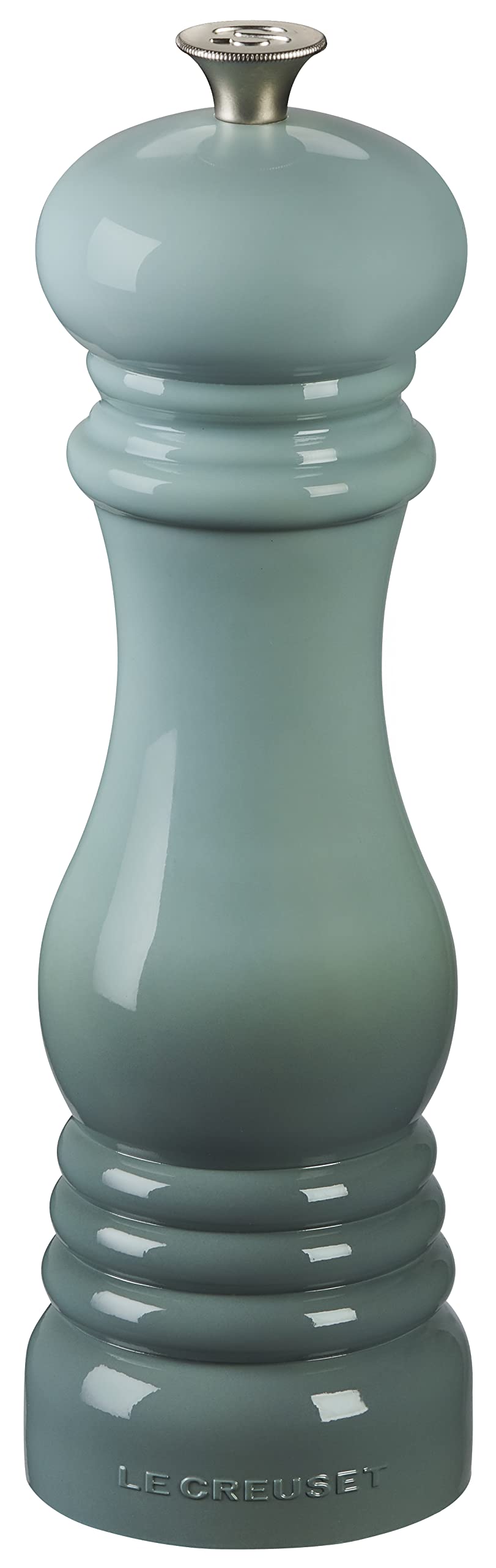 Le Creuset Salt Mill, 8" x 2 1/2", Sea Salt