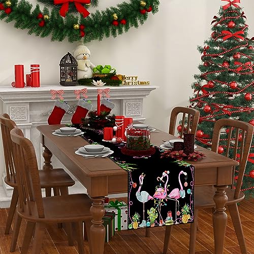 Christmas Table Runner - Holiday Decor for Dining Table, 13x72 Inches