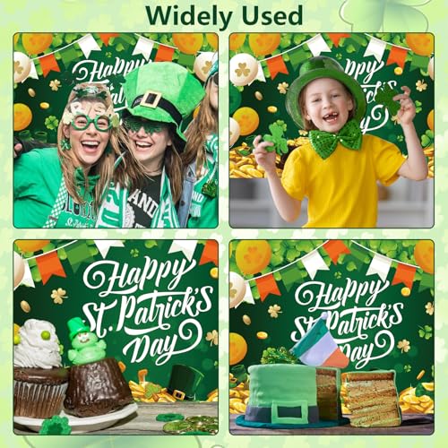 St. Patrick's Day Banner - Happy Holidays Backdrop 71x43in