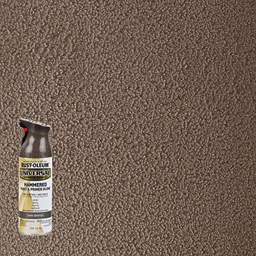 Rust-Oleum Hammered Spray Paint, Dark Bronze, 12 Ounce