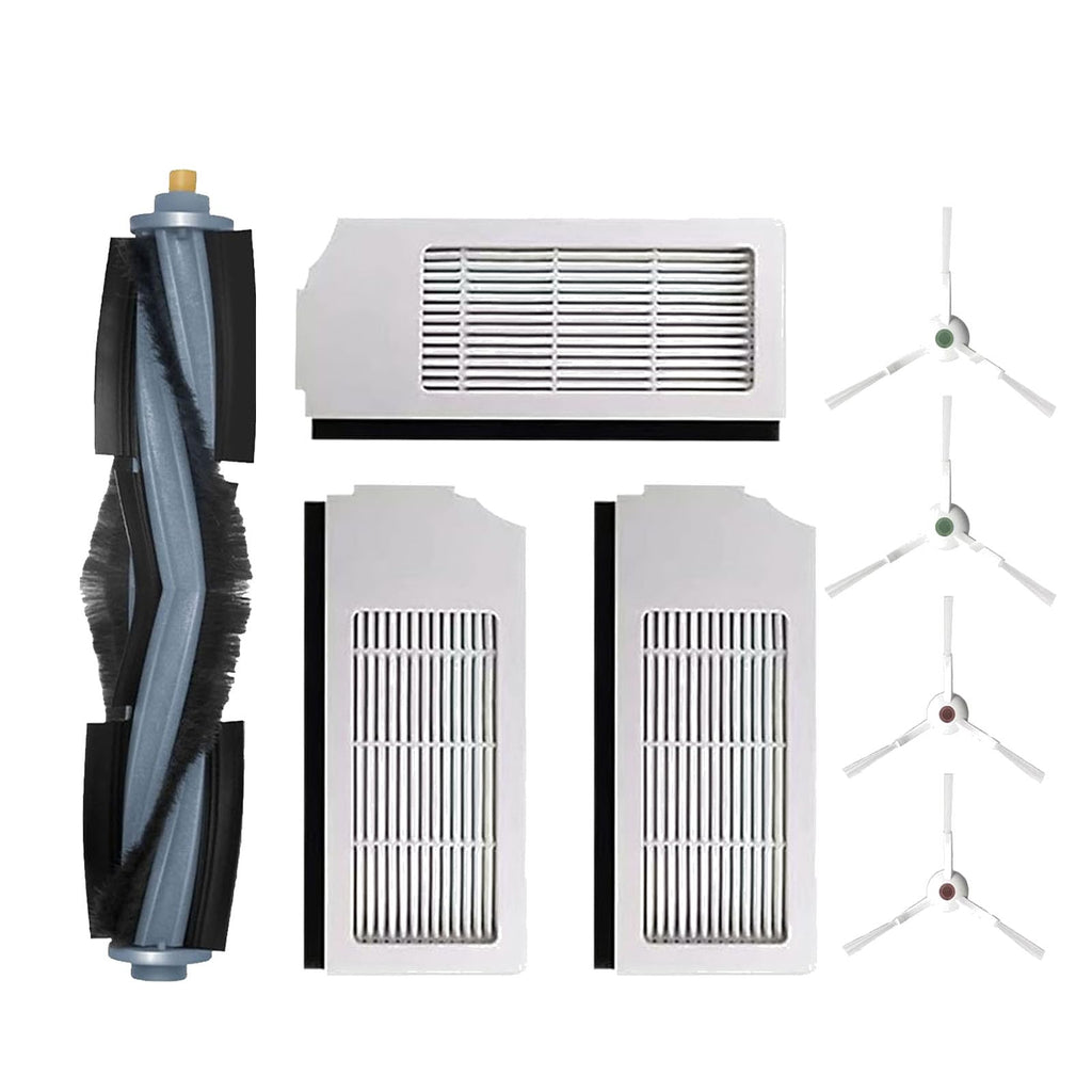 Accessories for ECOVACS DEEBOT T10 Plus:Replacement Parts Compatible with ECOVACS DEEBOT T10 Plus Robtic Vacuum Cleaner Main Brush Side Brush Hepa Filter Spare Attachments