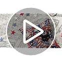 AVOIN Colorlife 4th of July Patriotic Stars Pillow Cover 18x18