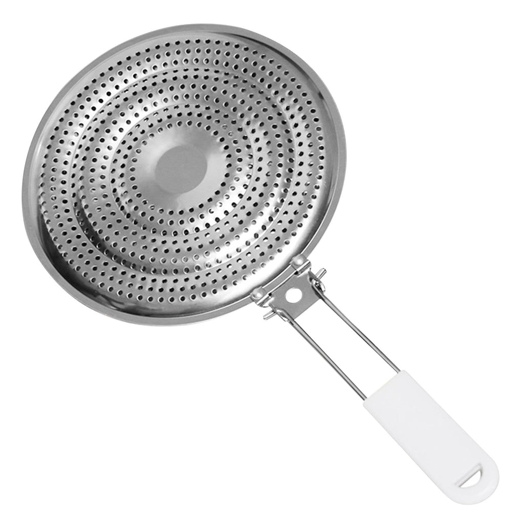 Heat Diffuser,Stainless Steel Heat Diffuser With Cool Touch Handle for Gas and Electric Stove Induction Cooktop Compatibility Simmer Plate Even Heat Distribution Food Warmer(size:7.99 x 7.36inch)
