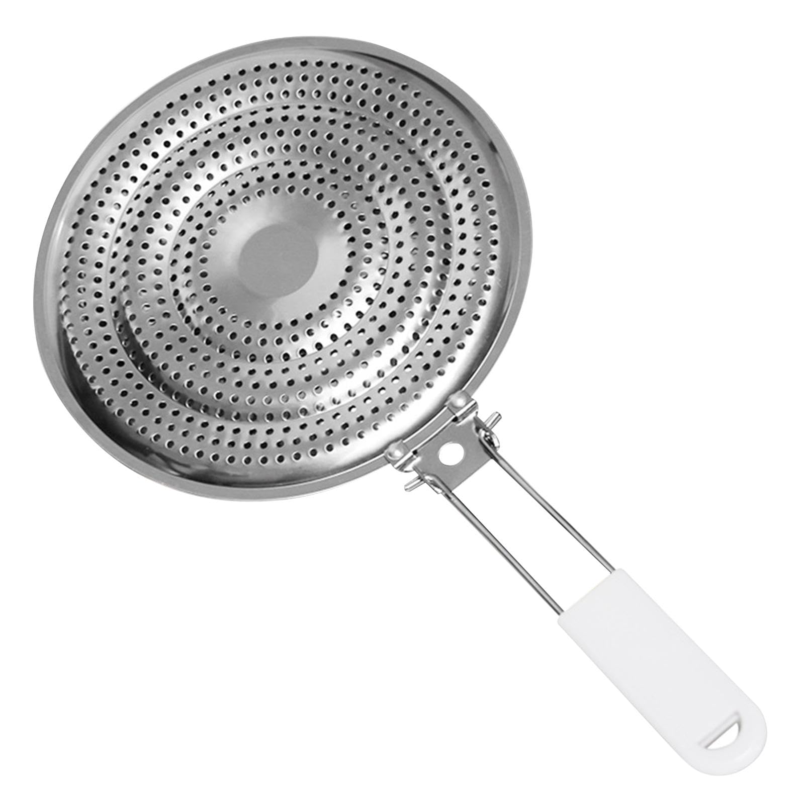 Heat Diffuser,Stainless Steel Heat Diffuser With Cool Touch Handle for Gas and Electric Stove Induction Cooktop Compatibility Simmer Plate Even Heat Distribution Food Warmer(size:7.99 x 7.36inch)