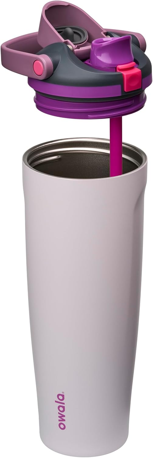 Owala FreeSip Sway Insulated Stainless Steel Water Bottle - 40oz, Two-Way Spout, BPA Free, Dreamy Field